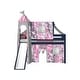 preview thumbnail 93 of 117, JACKPOT Prince & Princess Low Loft Twin Bed, Ladder Slide Tent & Tower