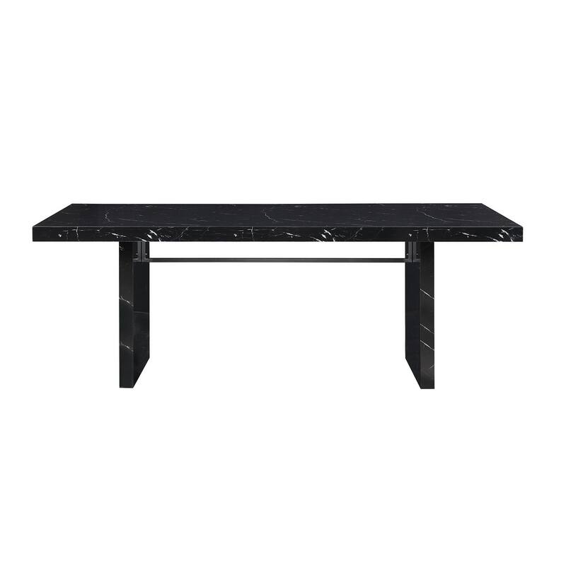 Futura Modern Faux Marble Dining Table