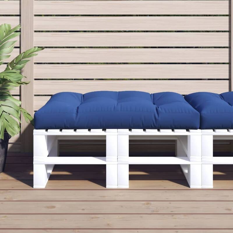 vidaXL Chair Cushion Outdoor Patio Pallet Seat Cushion Sofa Chair Pad Fabric - Royal blue