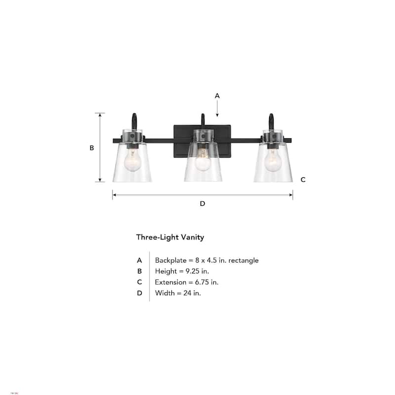 3 Light Vanity - 24
