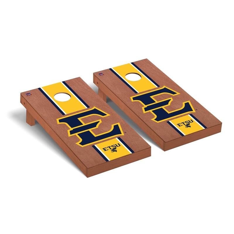 East Tennessee State Buccaneers Rosewood Cornhole Board Set