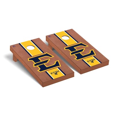 East Tennessee State Buccaneers Rosewood Cornhole Board Set