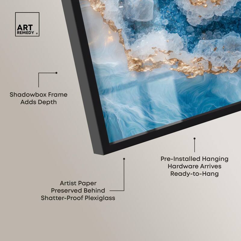 Molten Topaz I Shadowbox by Art Remedy