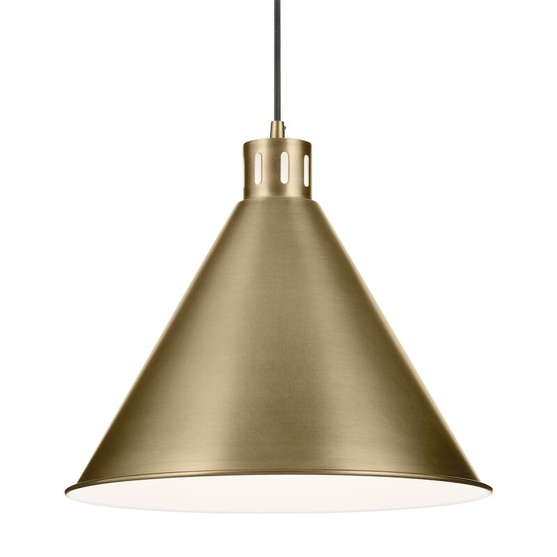 Kichler Lighting Zailey 16 in. 1-Light Cone Pendant Light