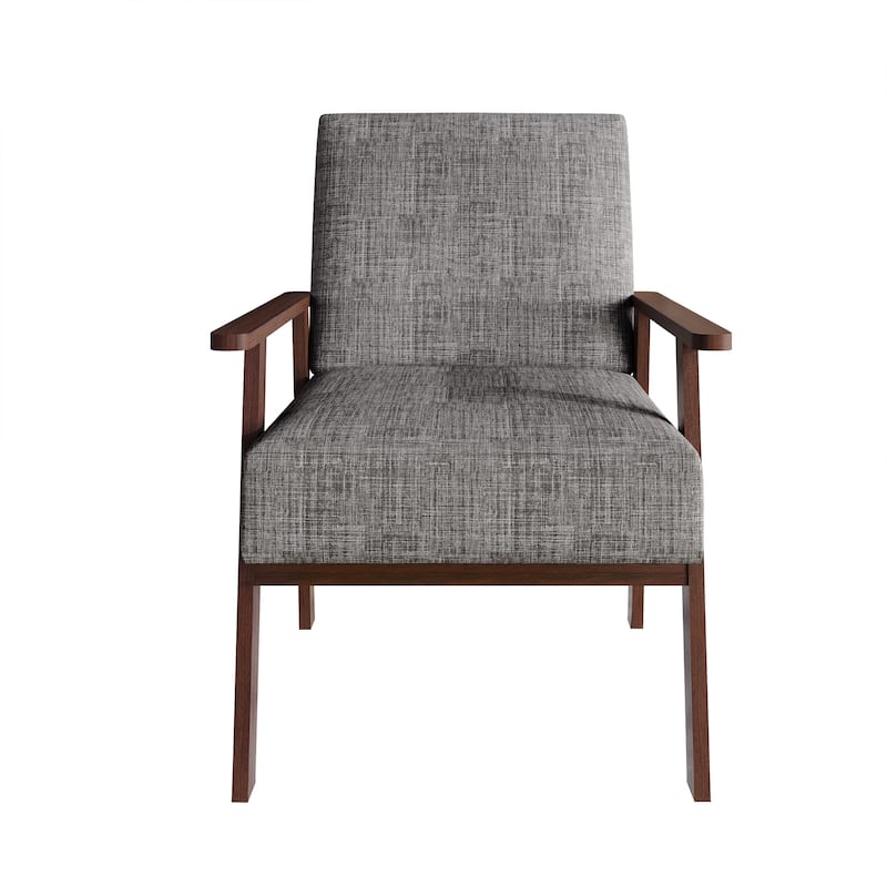 CraftPorch Minimalist Accent Chair - Light Grey