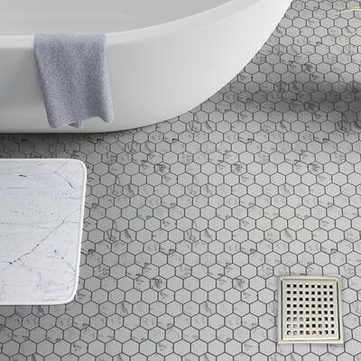 6 in. x 6 in.Stainless Steel Square Shower Drain with Drain Cover