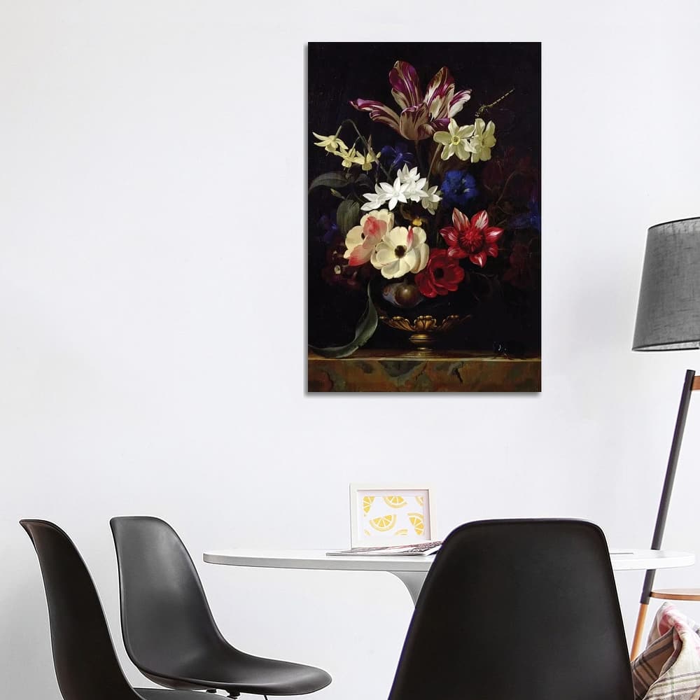 iCanvas "Still Life With Flowers" by Willem van Aelst Canvas Print