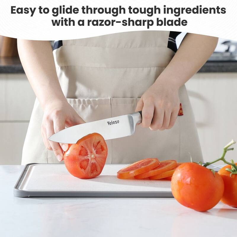 Velaze Aperol 8 pcs Knife Block Set with Storage