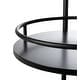 preview thumbnail 18 of 55, SAFAVIEH Iva 17.7-Inch Swivel 3-Tier Metal Bar Cart - 29.53" W x 17.72" L x 32.76" H