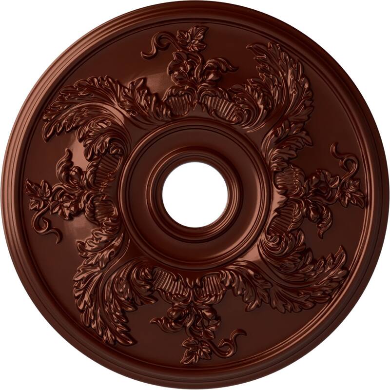 23 5/8"OD x 4 5/8"ID x 1 7/8"P Acanthus Twist Ceiling Medallion