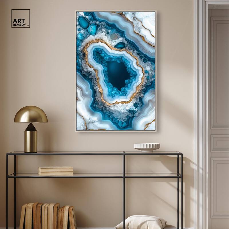 Gilded Geode Eye I Canvas by Art Remedy