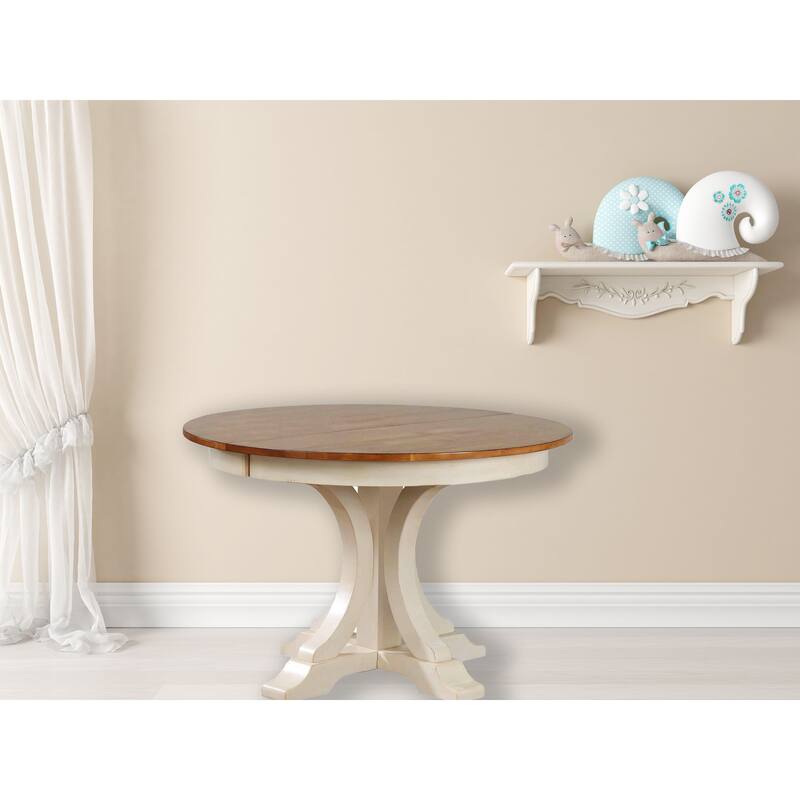 Round Art Deco Dining Table - N/A