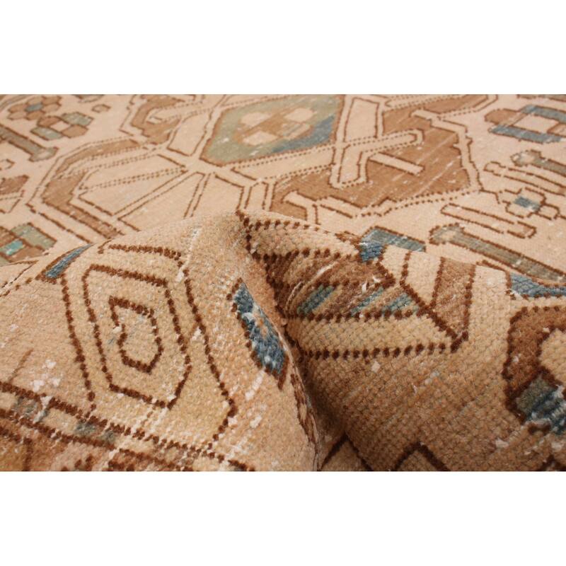 ECARPETGALLERY Hand-knotted Antalya Vintage Beige Wool Rug - 5'0 x 9'1