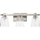 preview thumbnail 1 of 3, Maxim 21383CL Cubos 3 Light 23" Wide Bath Vanity Light Satin Nickel