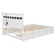 preview thumbnail 15 of 15, Chic Wooden Platform Bed with Dual Drawers and USB Ports for Optimal Functionality