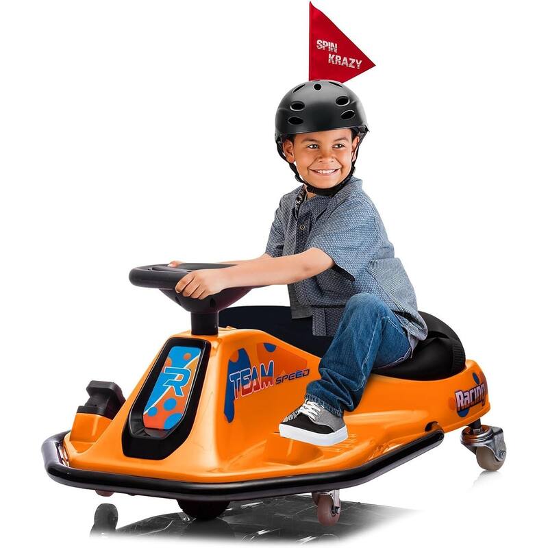 24V Ride On Drifting Go Kart - Orange