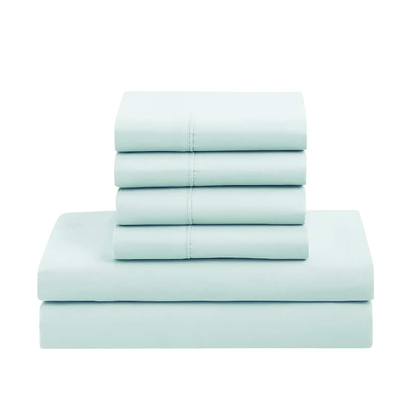 Sweet Home Collection Luxury Solid Bed-In-a-Bag with Sheet Set