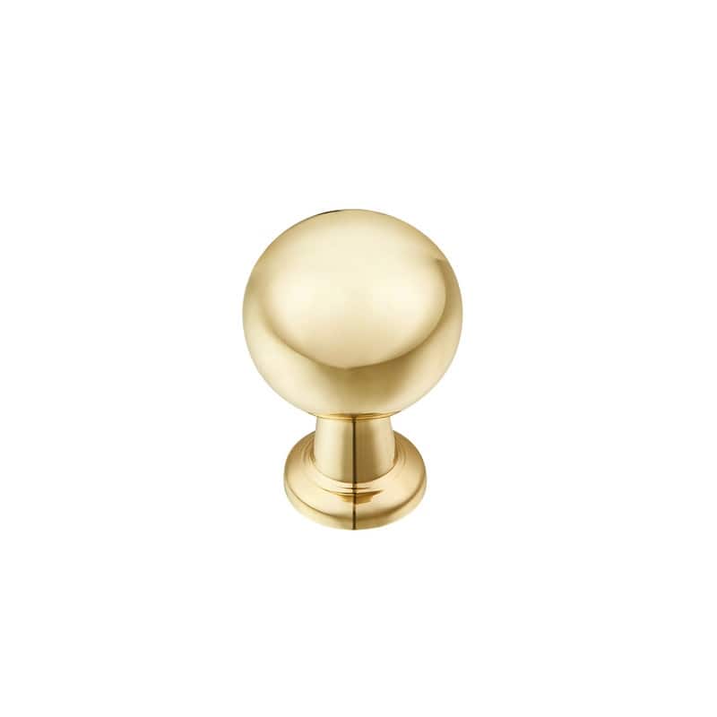 Utopia Alley Lyon Cabinet Ring Pull Knob - Decorative Cabinet Drop Pull Knobs for Cabinets and Drawers, Pull Knobs 0.87" - 5 pack - Gold