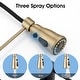 preview thumbnail 11 of 27, Dornberg Wall Mounted Pull Down Bridge Kitchen Faucet