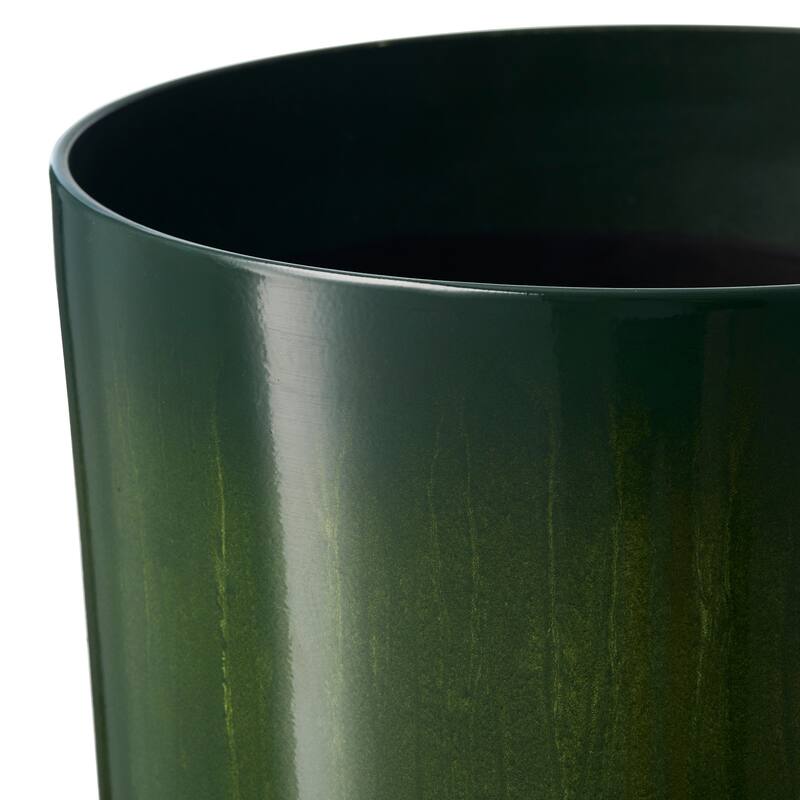 Glitzhome 23.5"H Set of 2 Oversized Gradient Blue/Green Tall Plastic Planter