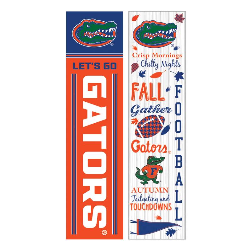 47" Double Sided Seasonal Porch Leaner, University of Florida - 47" x 11.25"