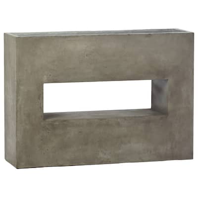 Wade Lightweight Concrete Pot Planter, Grey