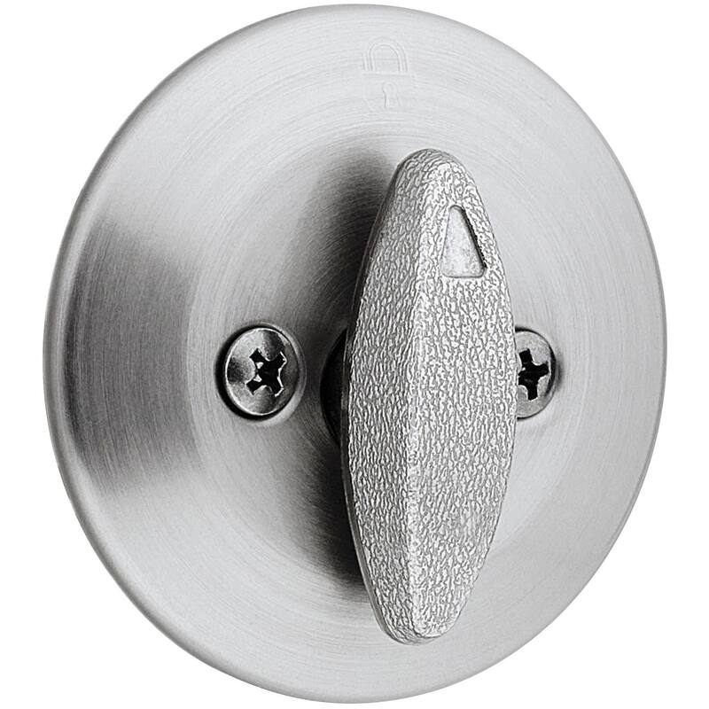 Kwikset One Sided Deadbolt with Back Plate from the 660 Series