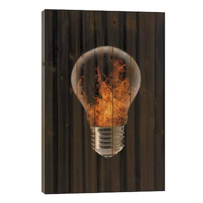 The Four Elements I Print On Wood by Stefan Eisele - Multi-Color