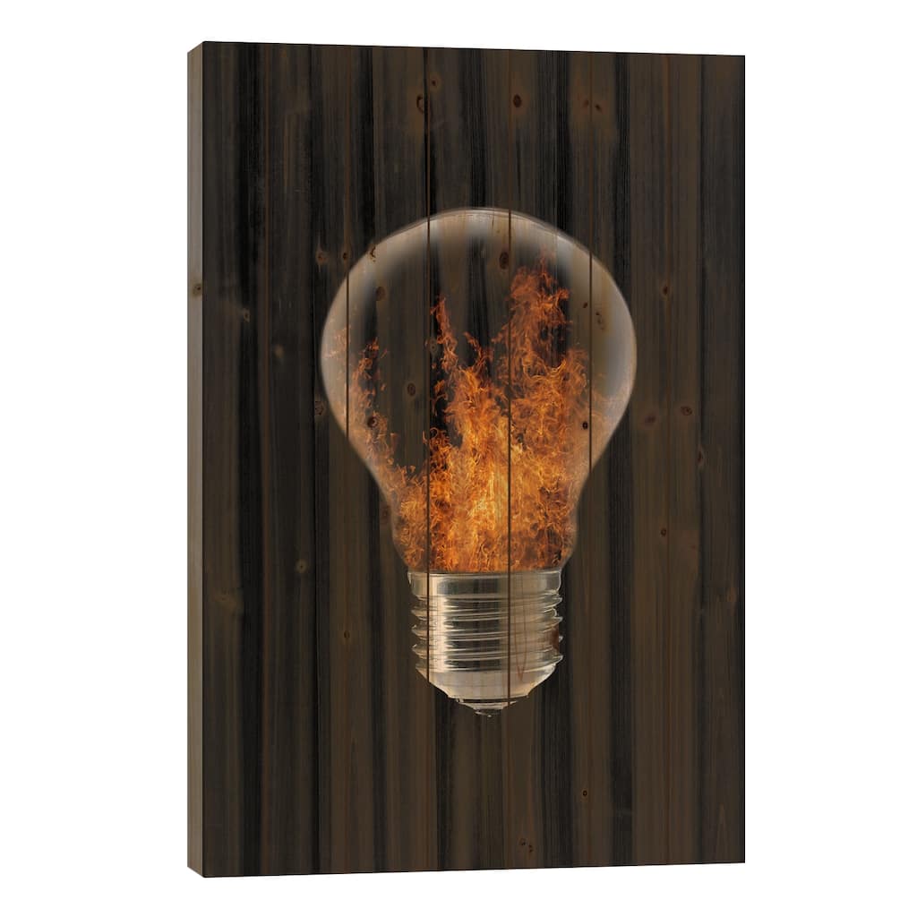 The Four Elements I Print On Wood by Stefan Eisele - Multi-Color