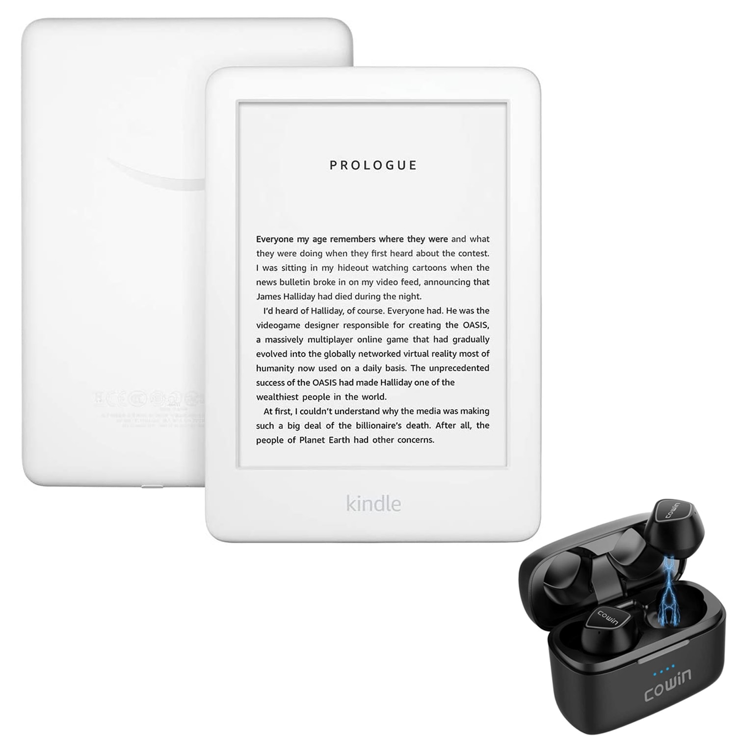 Kindle Paperwhite 8GB Waterproof Ad-Supported- White