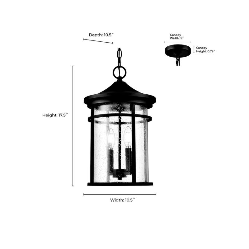 Millennium Lighting Namath 2 Light Outdoor Hanging Lantern