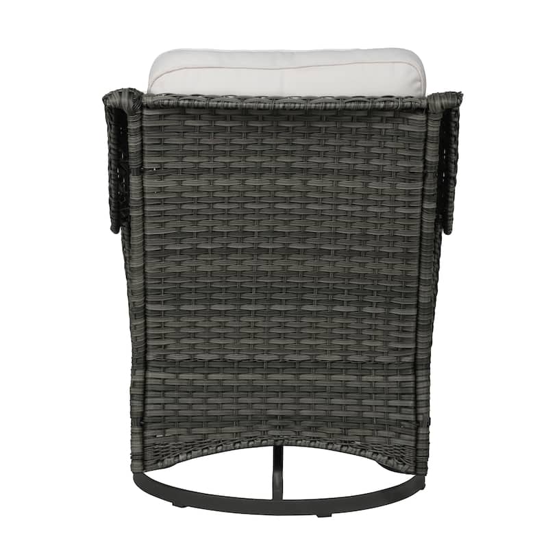 Outdoor Swivel Rocker Patio Rattan Chair