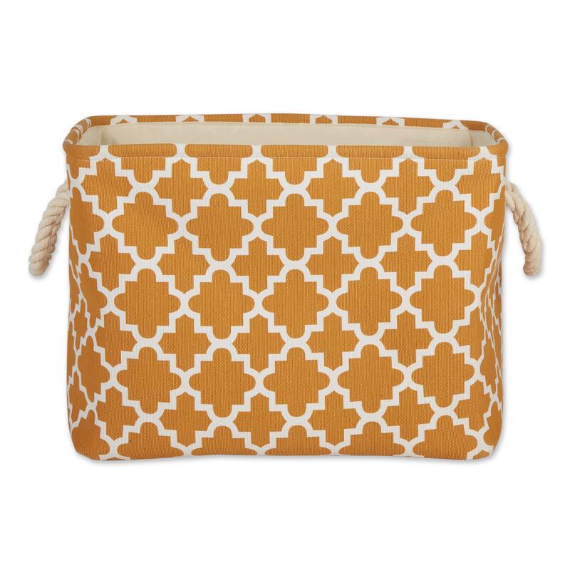 DII Lattice Decorative Storage Bin