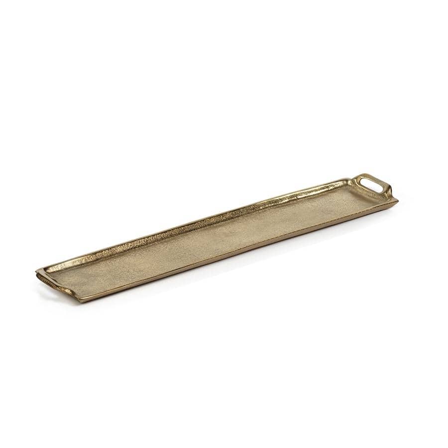 26" Khanya Rectangular Aluminum Tray