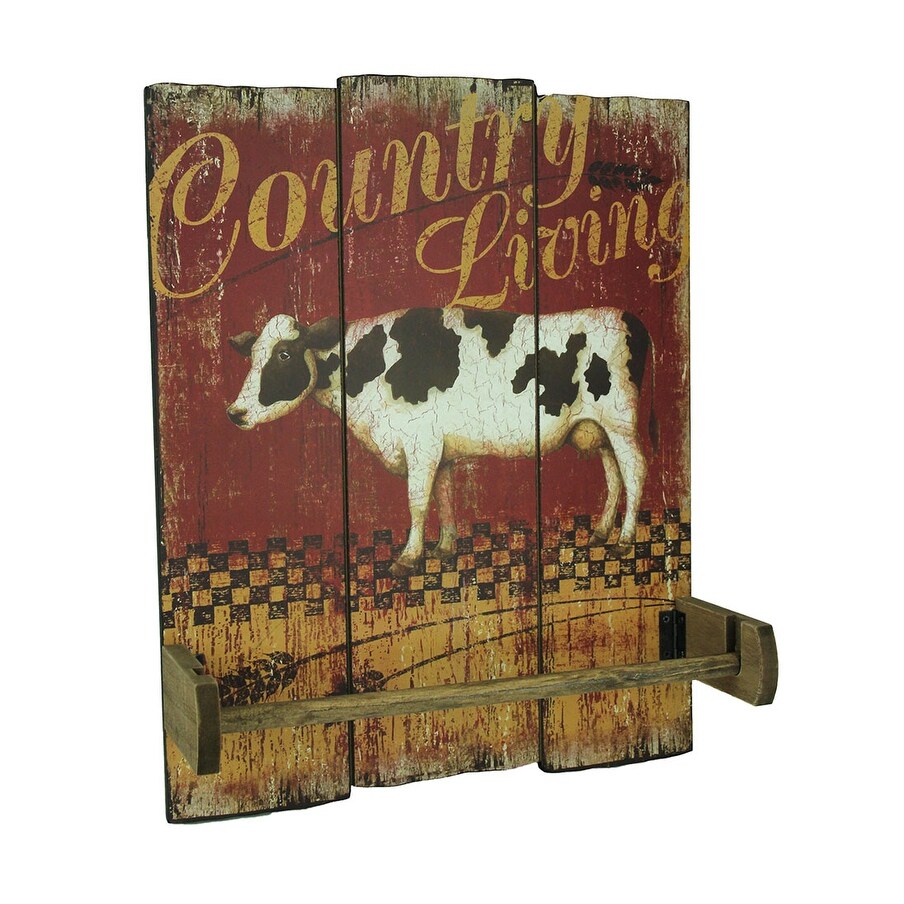 Shop Country Living Vintage Farmhouse Hanging Paper Towel Holder 17 5 X 13 75 X 4 5 Inches Overstock 22336852
