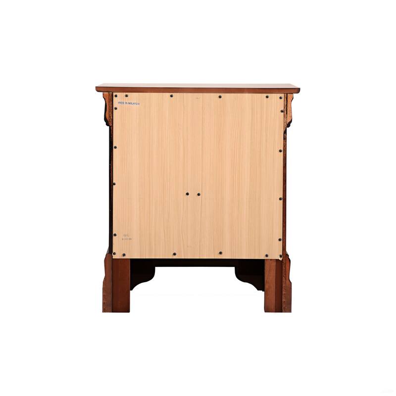 Traditional Cherry Nightstand with Durable Finish for Room Decor