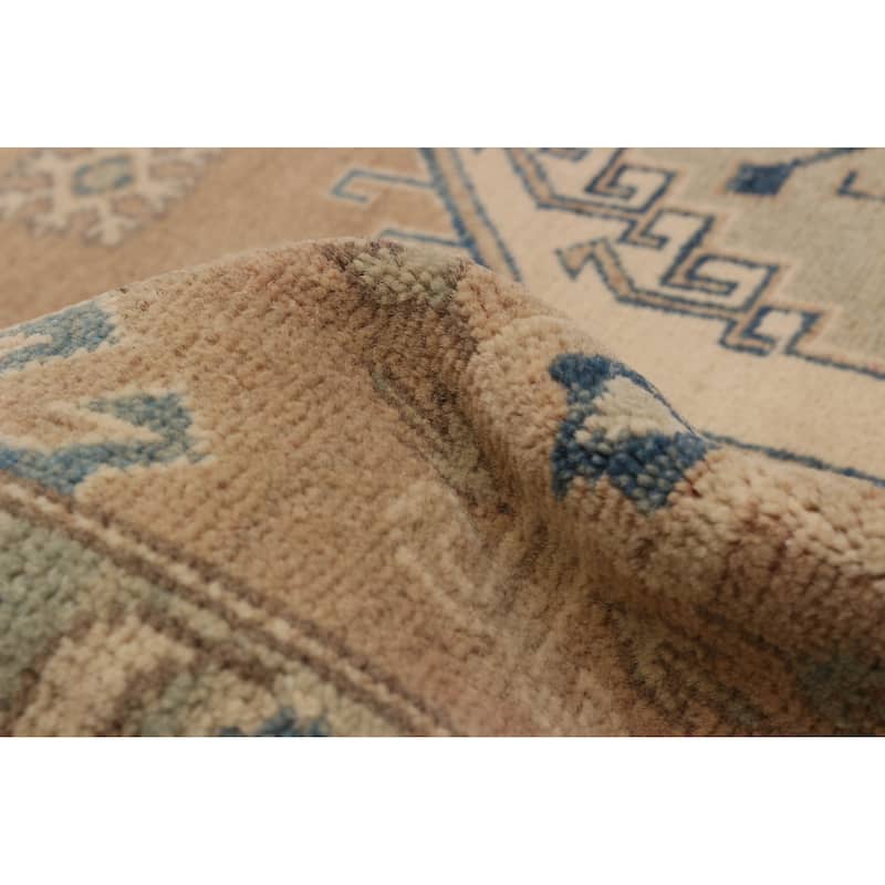 ECARPETGALLERY Hand-knotted Finest Ghazni Copper Wool Rug - 6'6 x 9'11