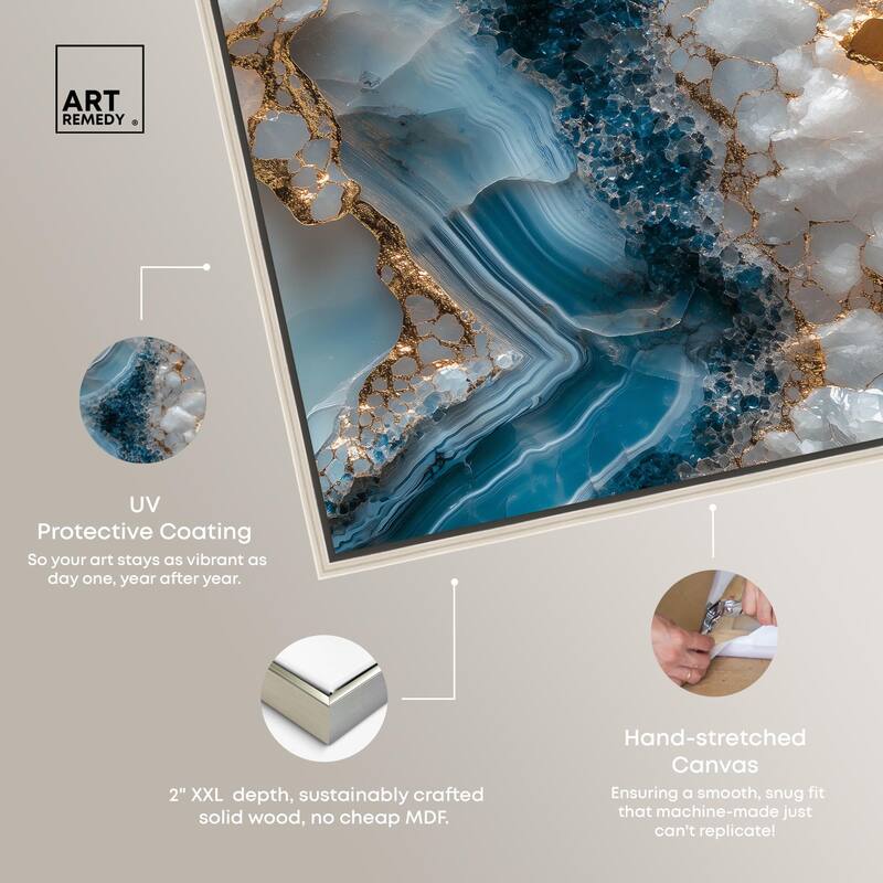 Lapis River Canvas by Art Remedy