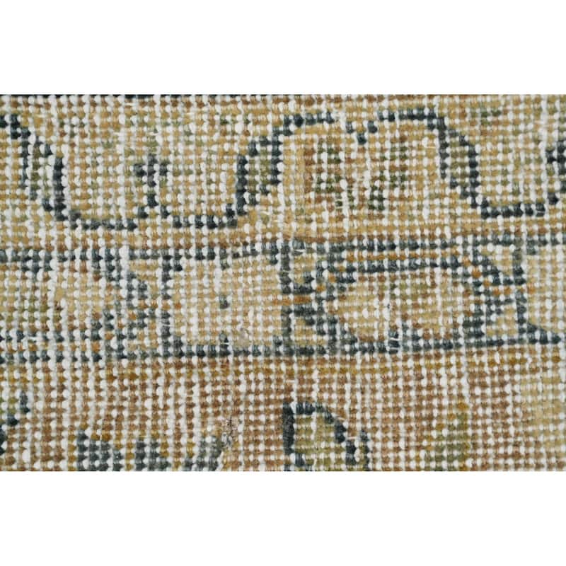 Hand Knotted Oriental 100% Wool Carpet Traditional Floral Multi-Colored Mahal Area Rug - 11' 10'' X 8' 1''