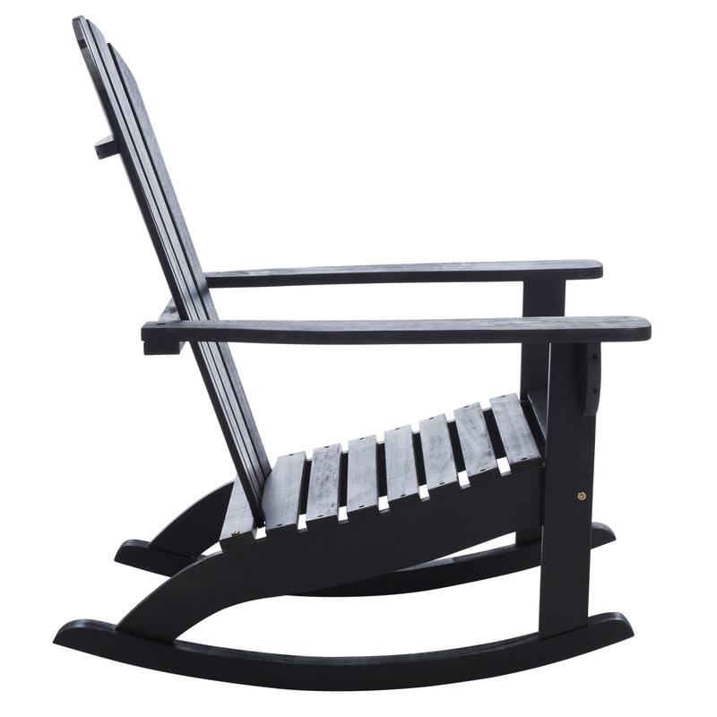 SAFAVIEH Rianna Adirondack Wood Rocking Chair - 28W x 37D x 33H