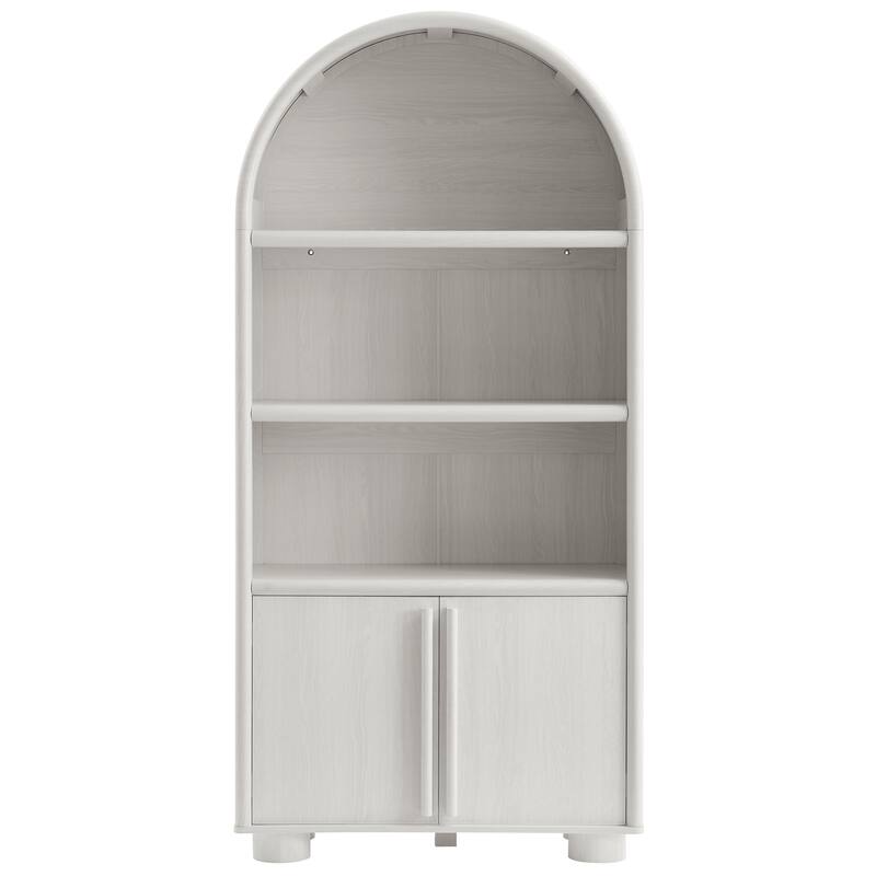 Bellamy Tall Arched Display Cabinet Bookcase