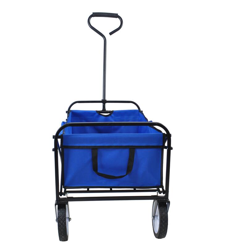 Versatile Folding Wagon: Ideal for Garden, Shopping, and Beach Excursions