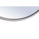 preview thumbnail 64 of 186, Carson Carrington Labbemala Metal Frame Round Mirror