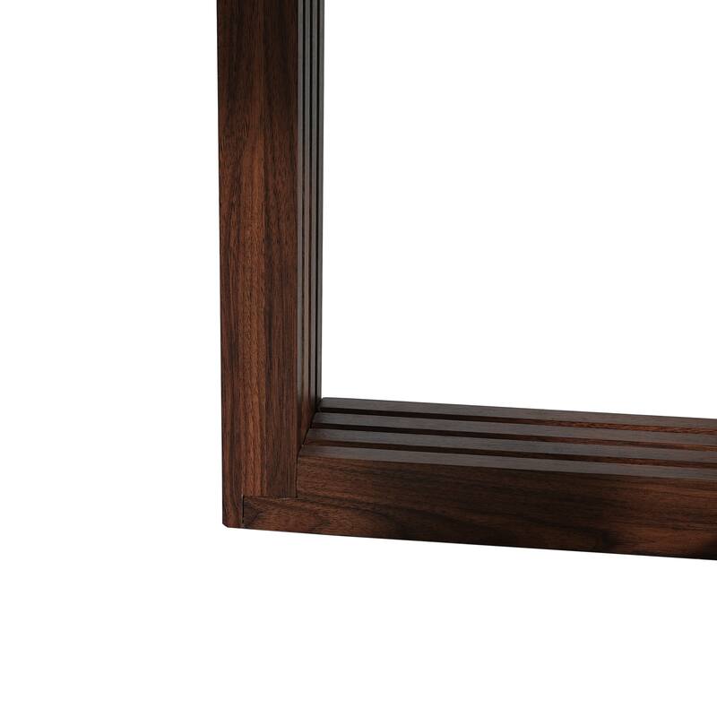 Christopher Knight Home - Modern Coffee Table with Marble-Pattern Top and Brown Base