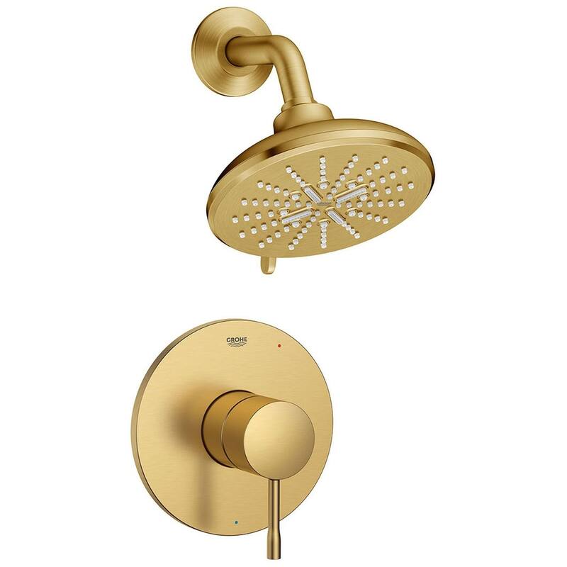 Grohe 10 252 0 Essence Shower Only Trim Package with 1.75 GPM Multi - Brushed Cool Sunrise