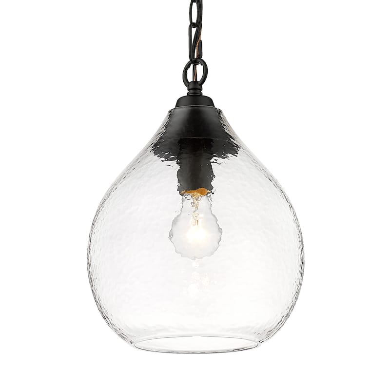 Golden Lighting Ariella 1-light Pendant in Matte Black