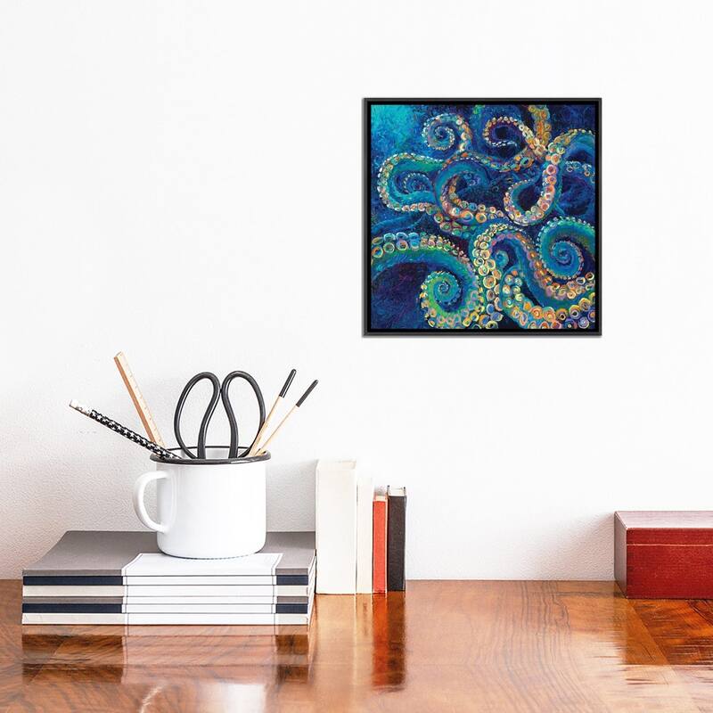 iCanvas "Tentacollage II" by Iris Scott Framed
