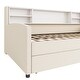 preview thumbnail 13 of 12, Twin Size Upholstered Platform Bed with Headboard and Storage Drawers, Velvet Fabric with Built-in Shelf