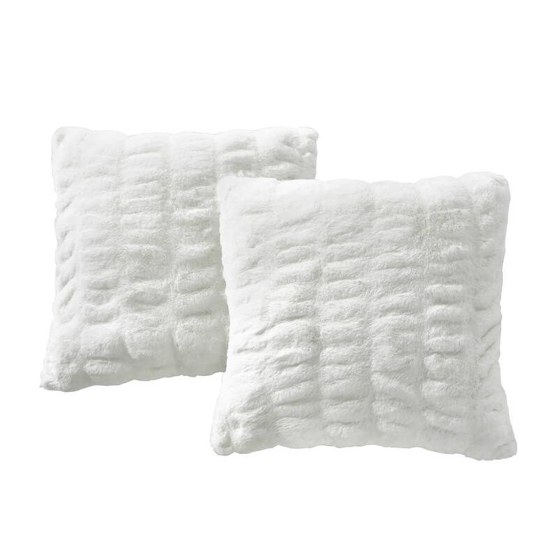 Serenta Shar Pei FauxFur 2 Piece Pillow Shell Set, NO INSERT