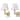 SAFAVIEH Lighting Pauline Gold Leaf Wall Sconce (Set of 2) - 9"x9.5"x14.5" - 9" x 9.5" x 14.5"